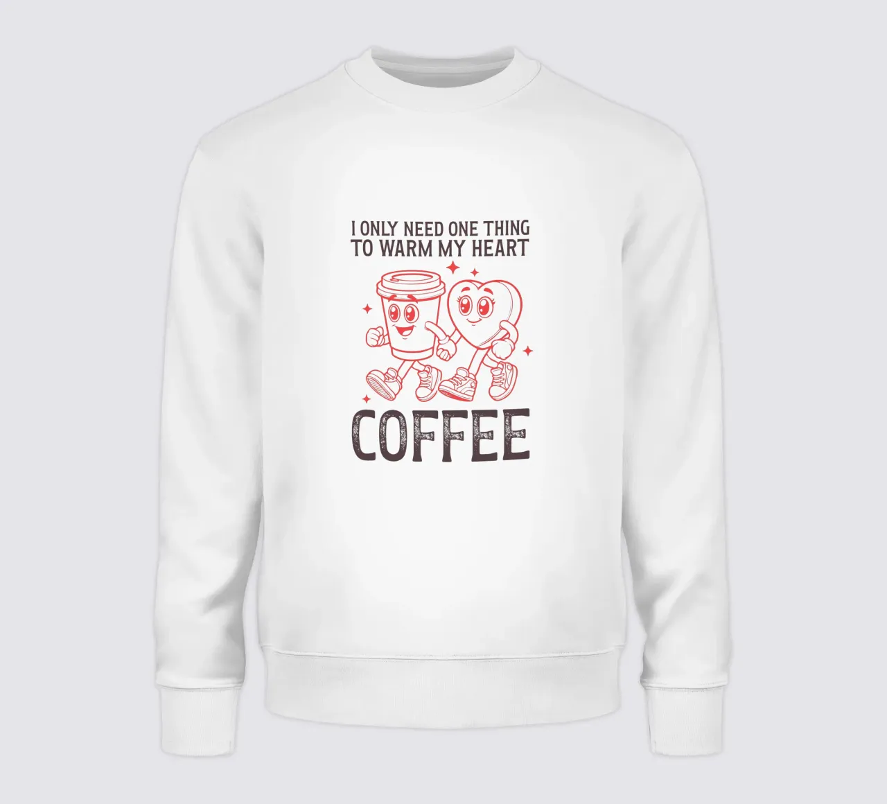 I only need one thing to warm my heart, coffee. felpa da edsonramosart