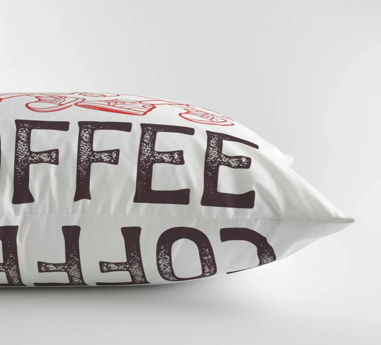 I only need one thing to warm my heart, coffee. cuscino da edsonramosart