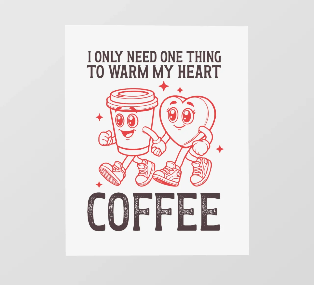 I only need one thing to warm my heart, coffee. pellicola backlit da edsonramosart