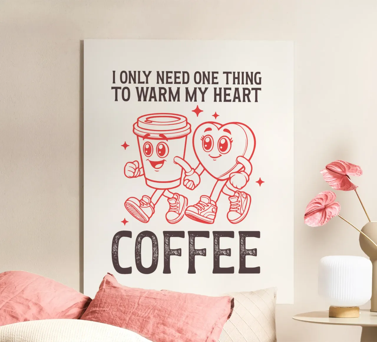 I only need one thing to warm my heart, coffee. metacrilato de edsonramosart