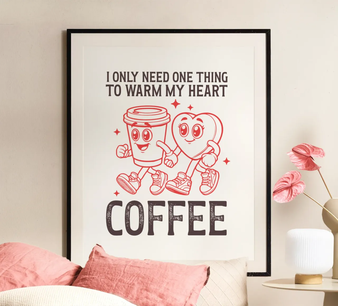 I only need one thing to warm my heart, coffee. hahnemühle de edsonramosart