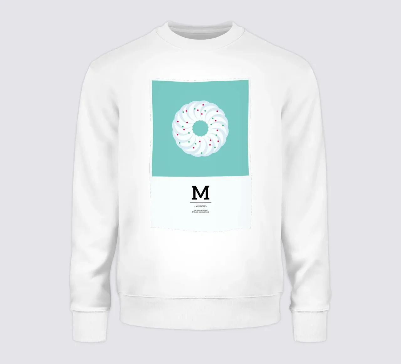 Food Alphabet Xmas Edition M felpa da BLAEK Design Studio