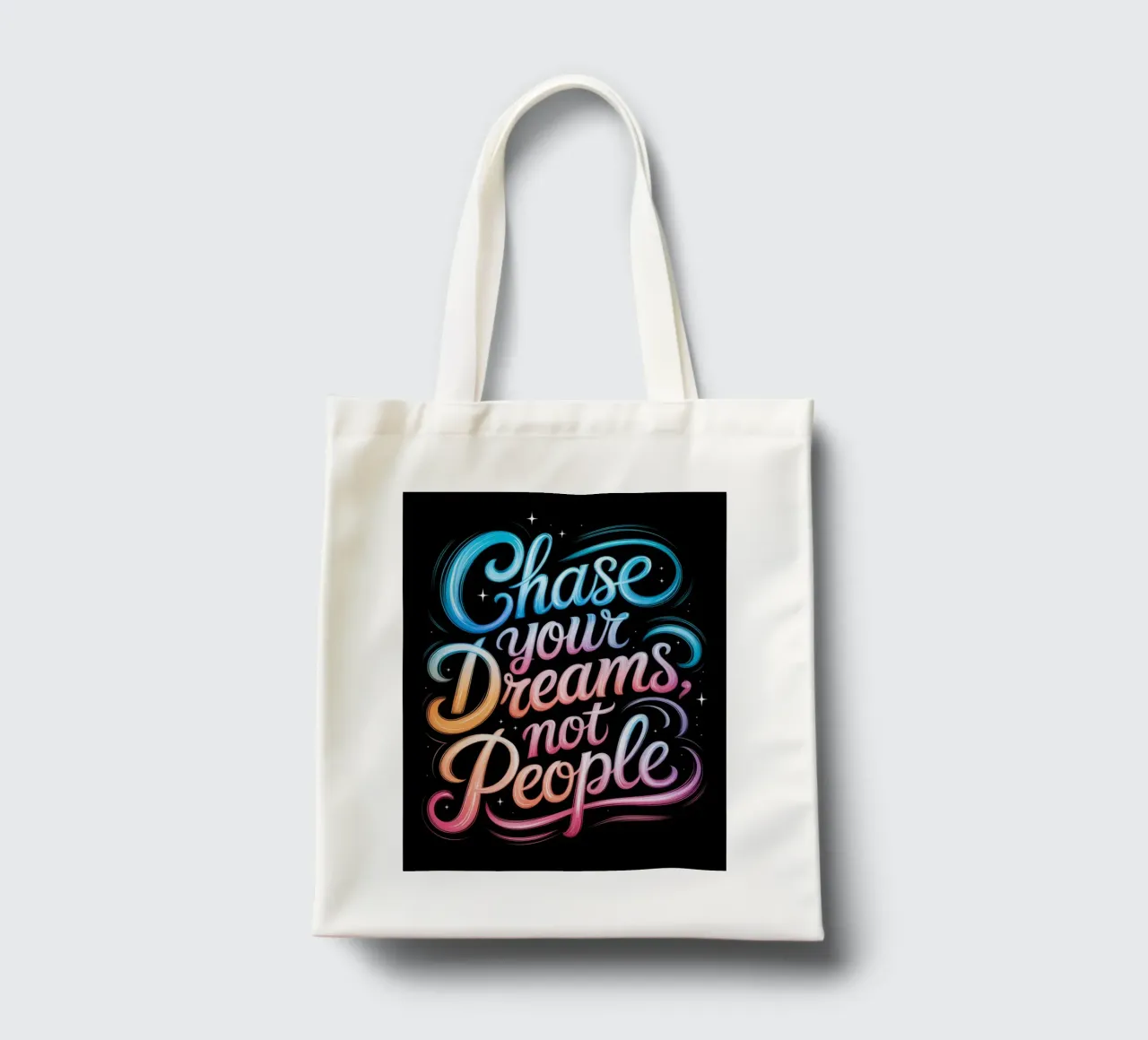 Poursuivez vos rêves, pas les gens tote bag de logic