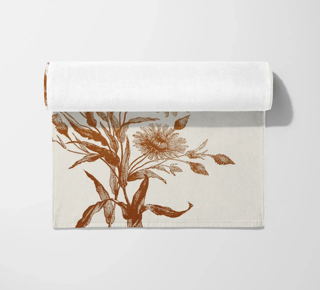 Aster flower sketch telo mare da apoloprints
