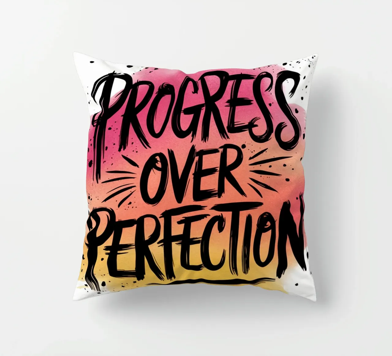 IL PROGRESSO SULLA PERFEZIONE cuscino da logic