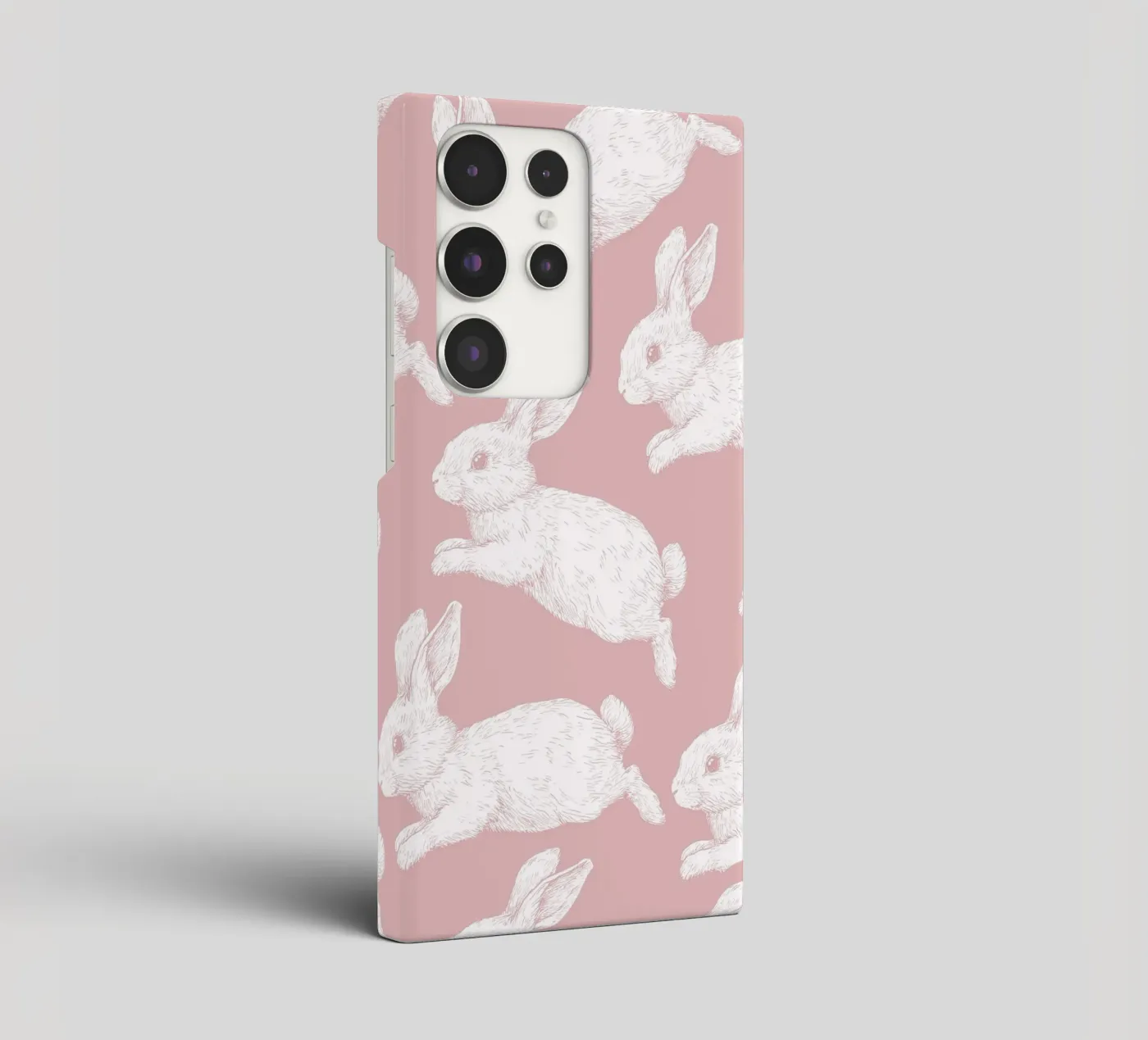 Modello di coniglietto bianco cover samsung da Jungle Joy Art
