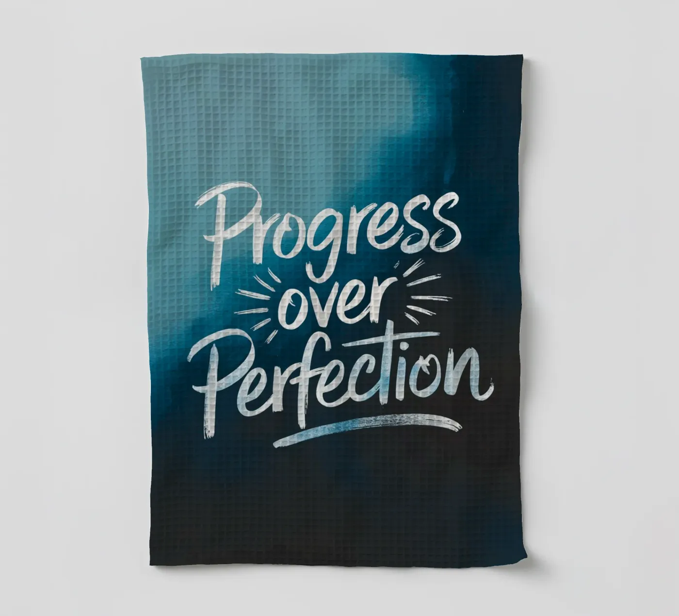 PROGRESS OVER PERFECTION Geschirrtuch von logic