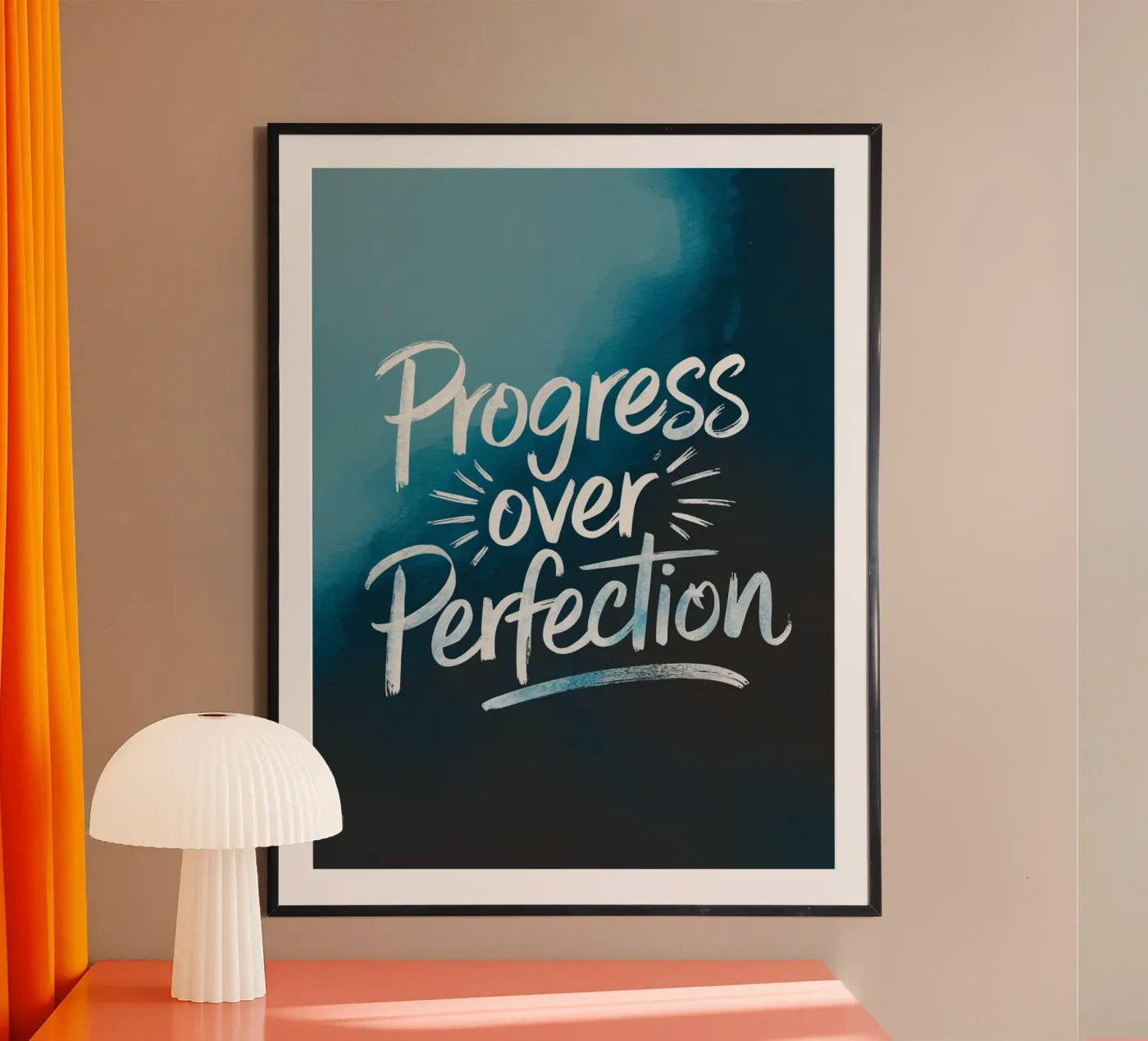 LE PROGRÈS PLUTÔT QUE LA PERFECTION poster de logic