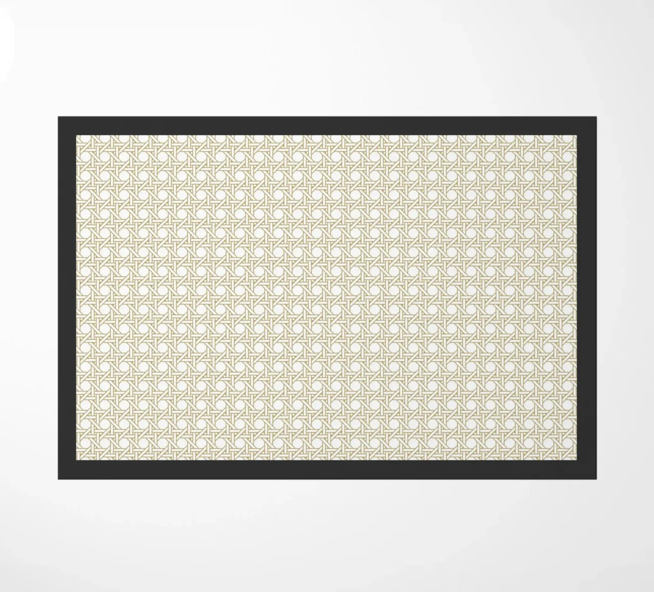 Rattan pattern Fußmatte von apoloprints