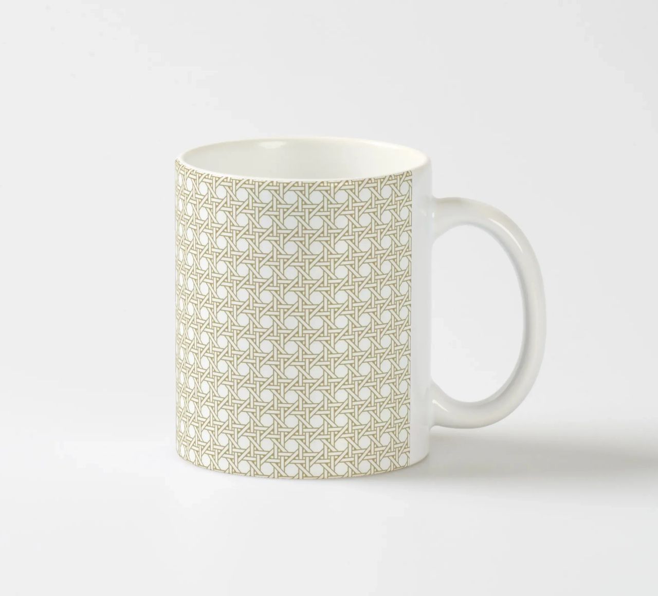 Rattan pattern tazza in ceramica da apoloprints