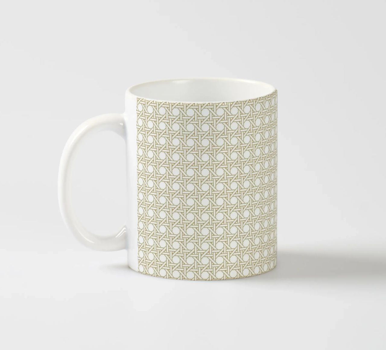 Rattan pattern tazza in ceramica da apoloprints