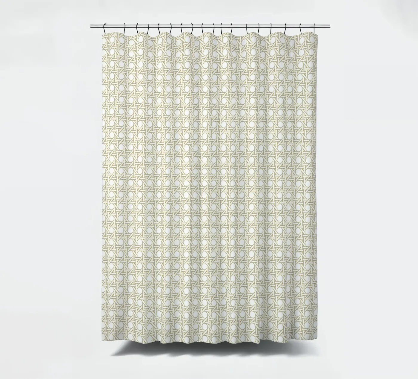 Rattan pattern Duschvorhang von Apolo Prints