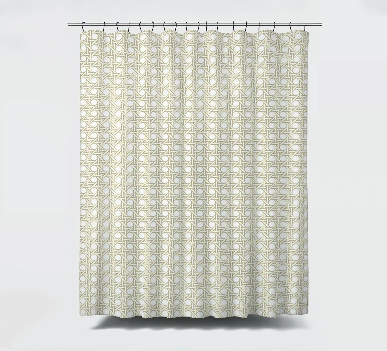 Rattan pattern tenda da doccia da apoloprints