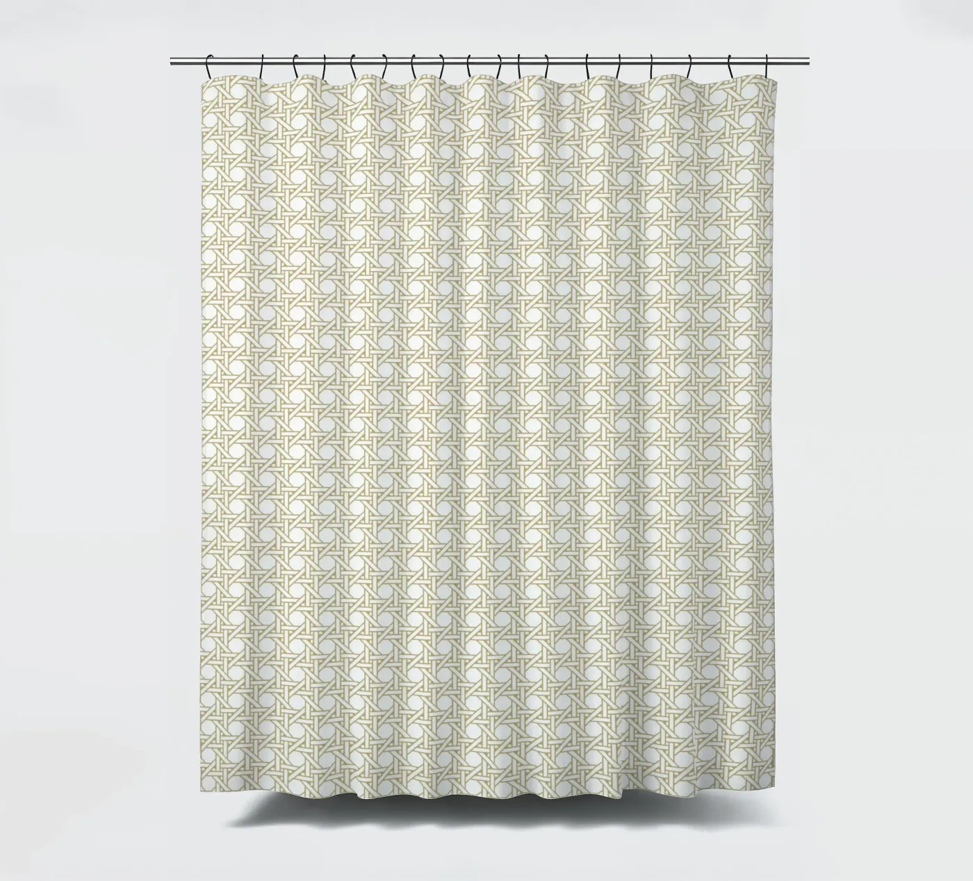 Rattan pattern Duschvorhang von Apolo Prints