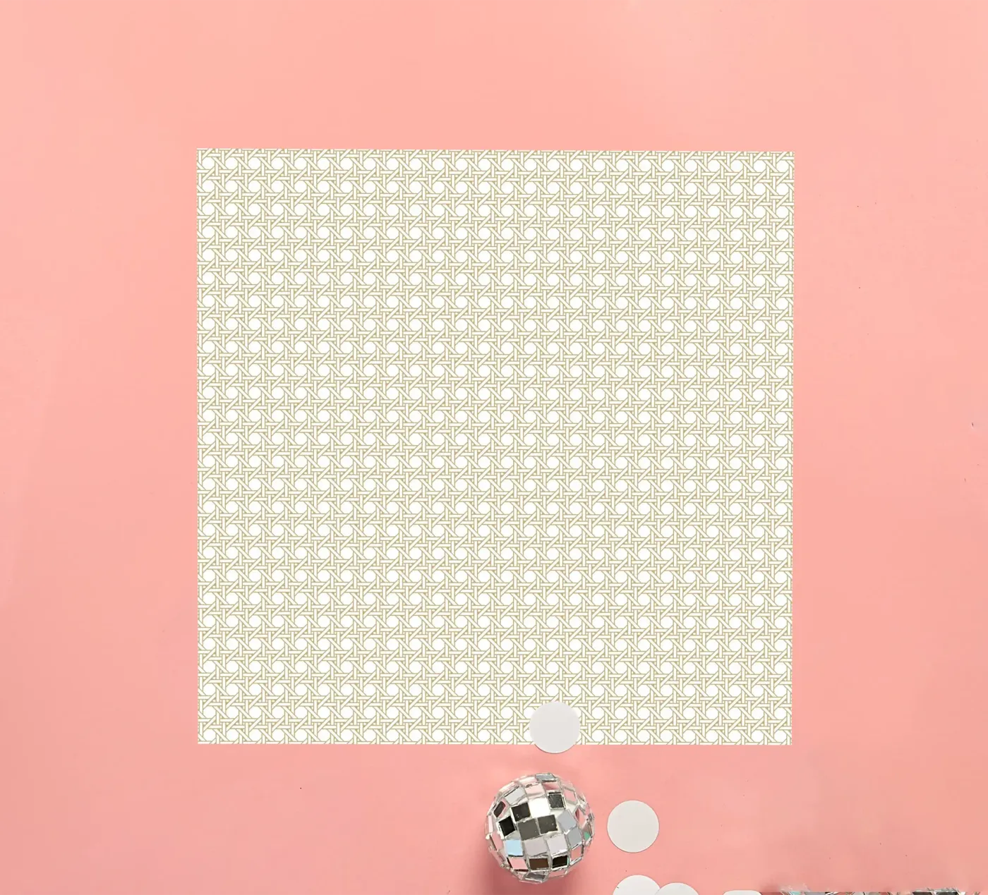 Rattan pattern adesivo da Apolo Prints