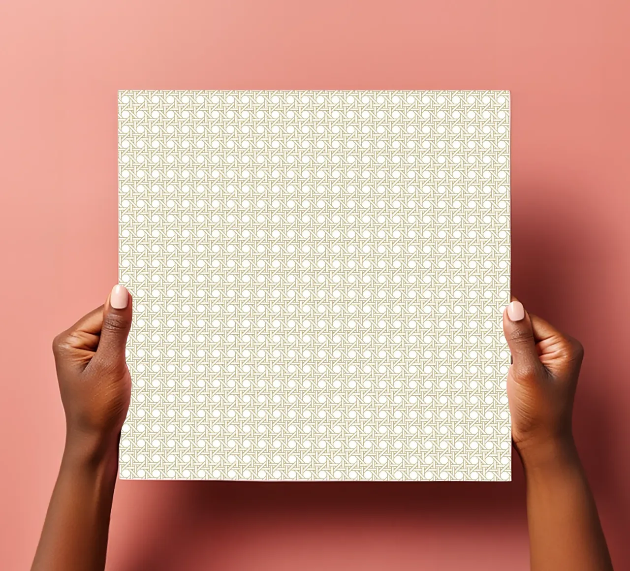 Rattan pattern sticker sheet by apoloprints