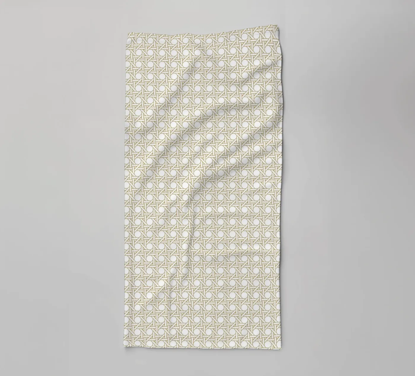 Rattan pattern badhanddoek van Apolo Prints