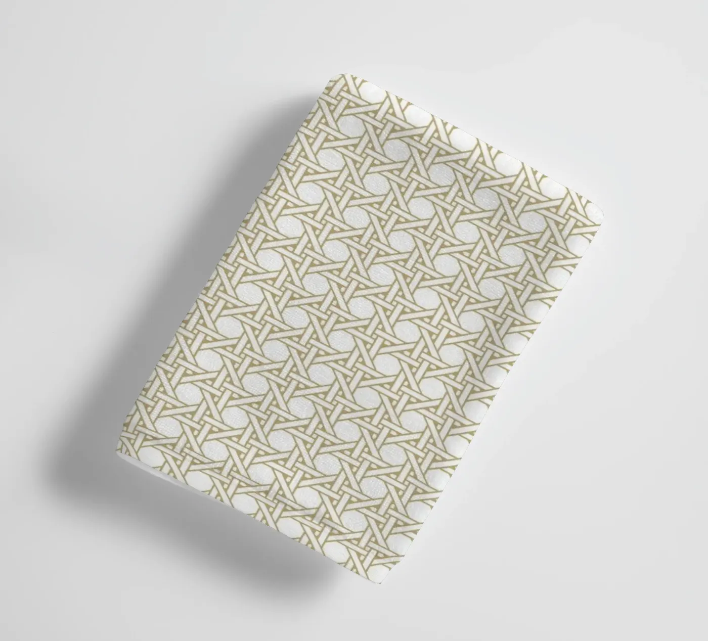 Rattan pattern badhanddoek van Apolo Prints