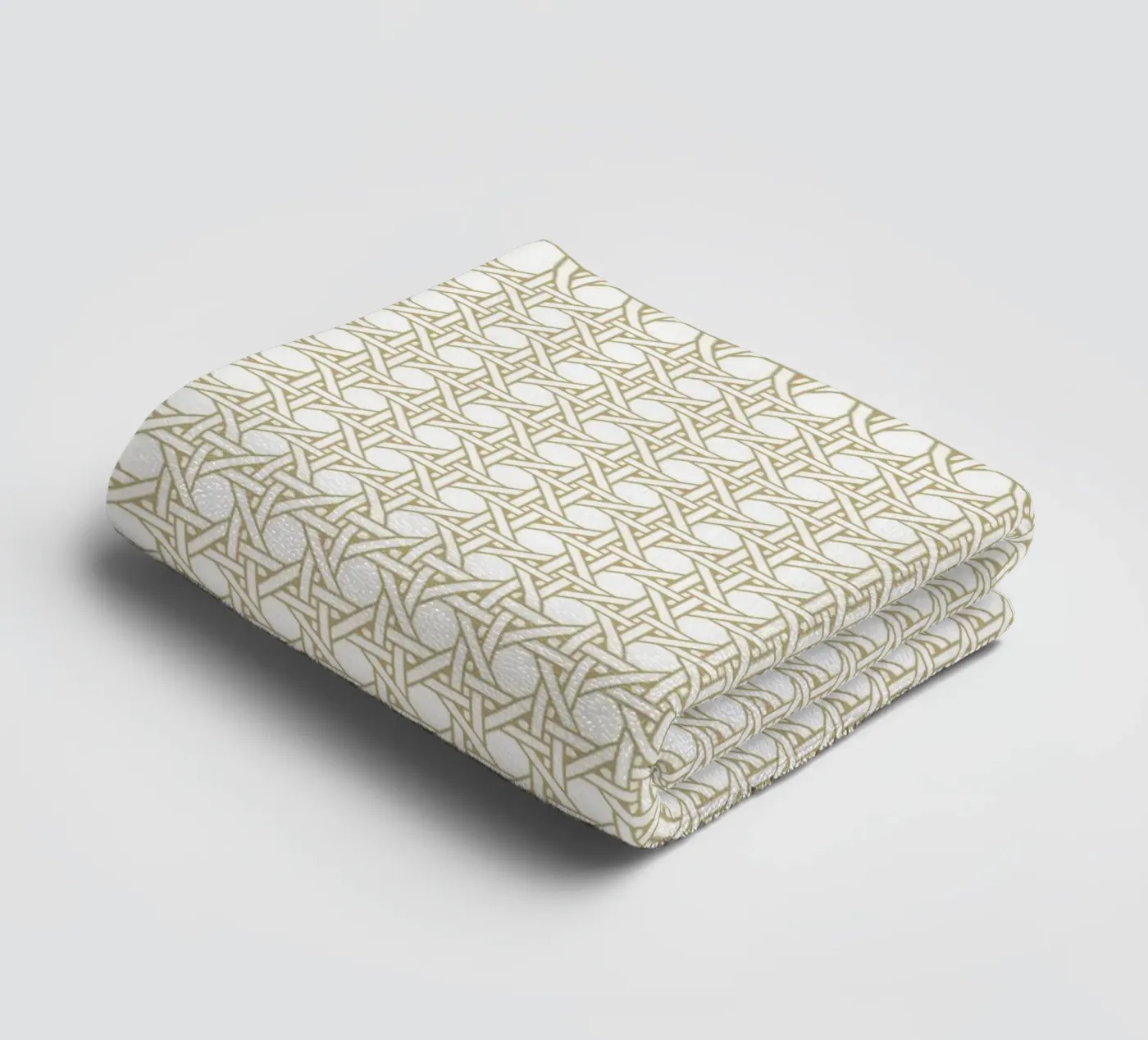 Rattan pattern badhanddoek van Apolo Prints