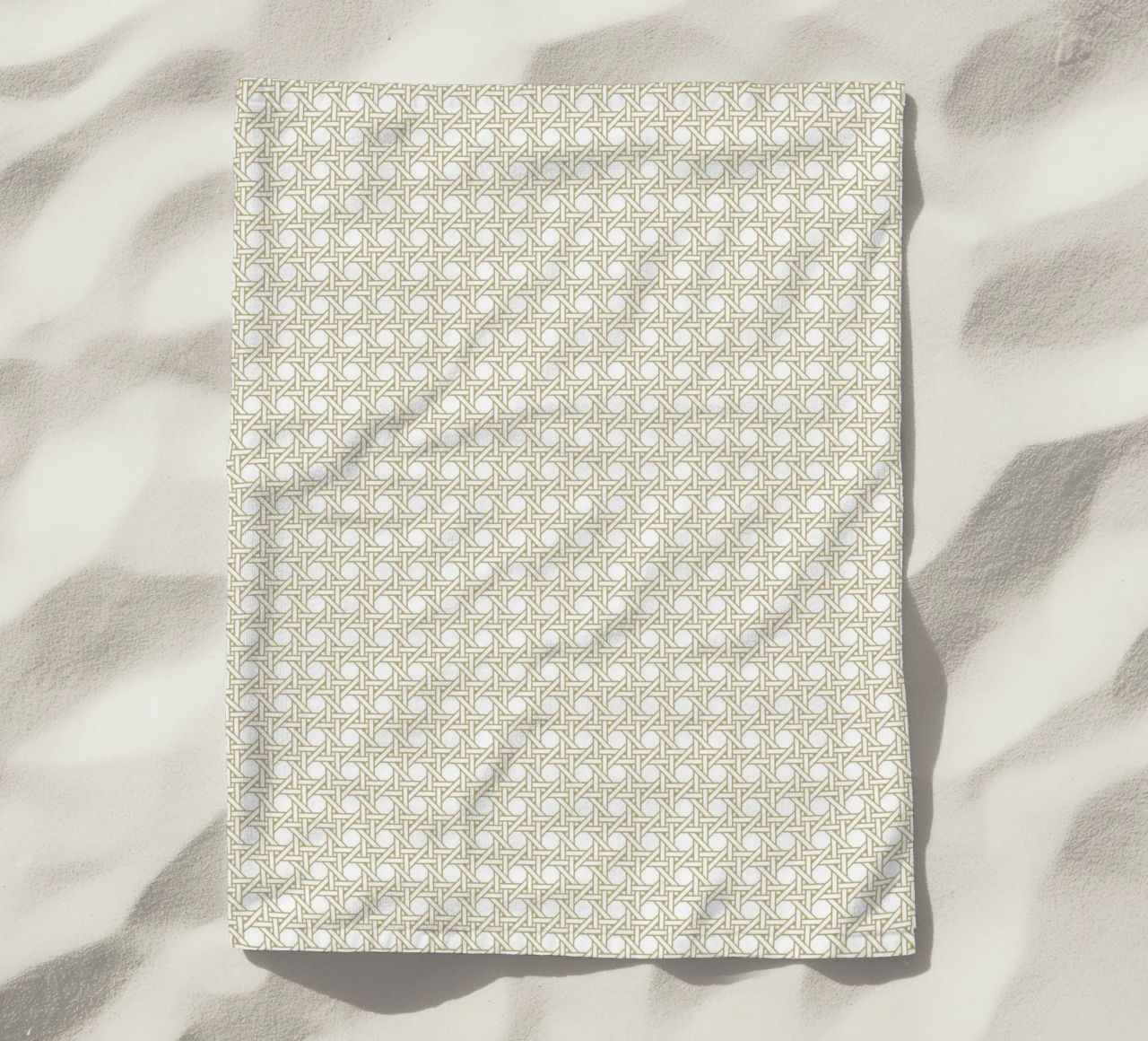 Rattan pattern telo mare da apoloprints