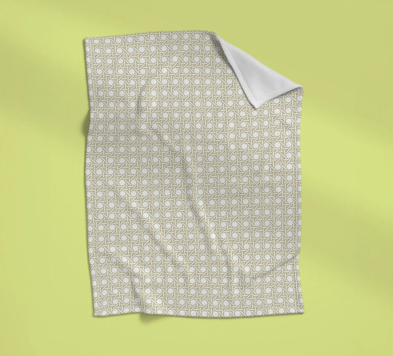 Rattan pattern coperta in pile da apoloprints