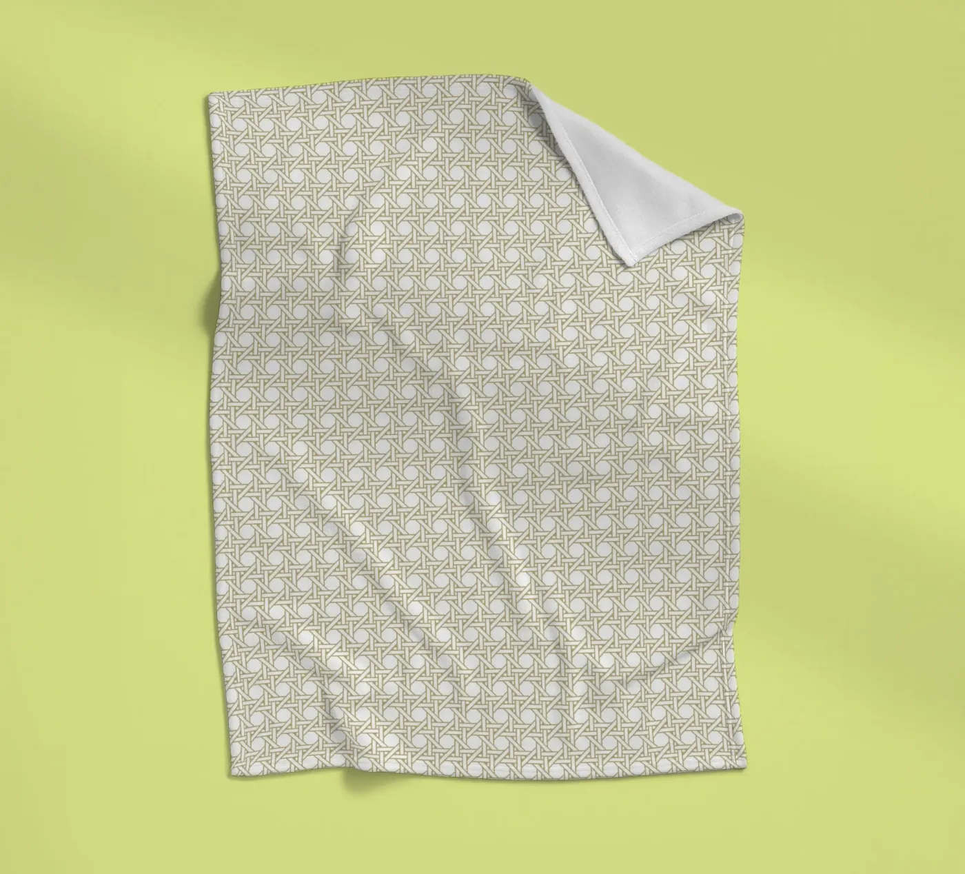 Rattan pattern coperta in pile da Apolo Prints