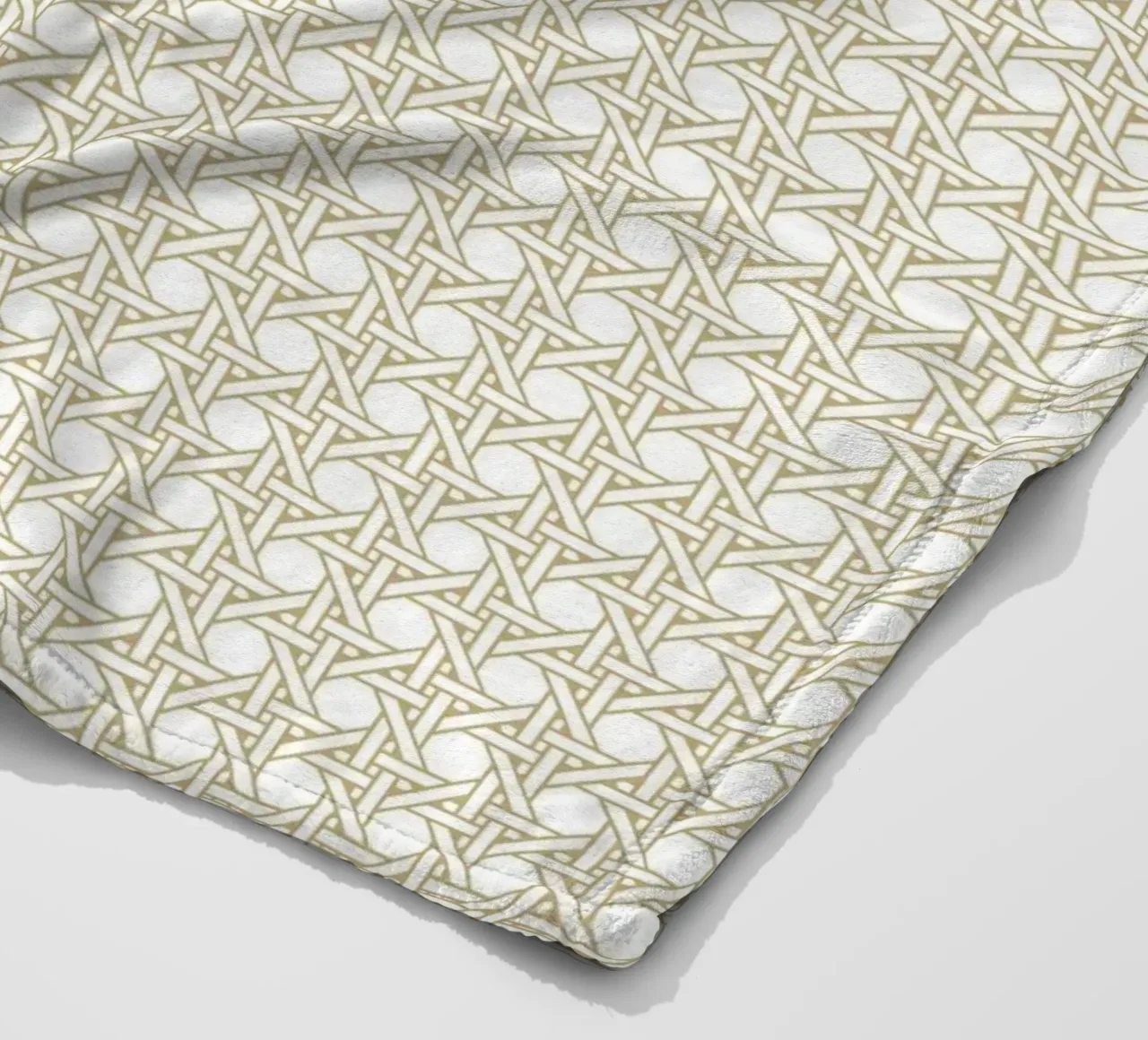 Rattan pattern coperta in pile da apoloprints