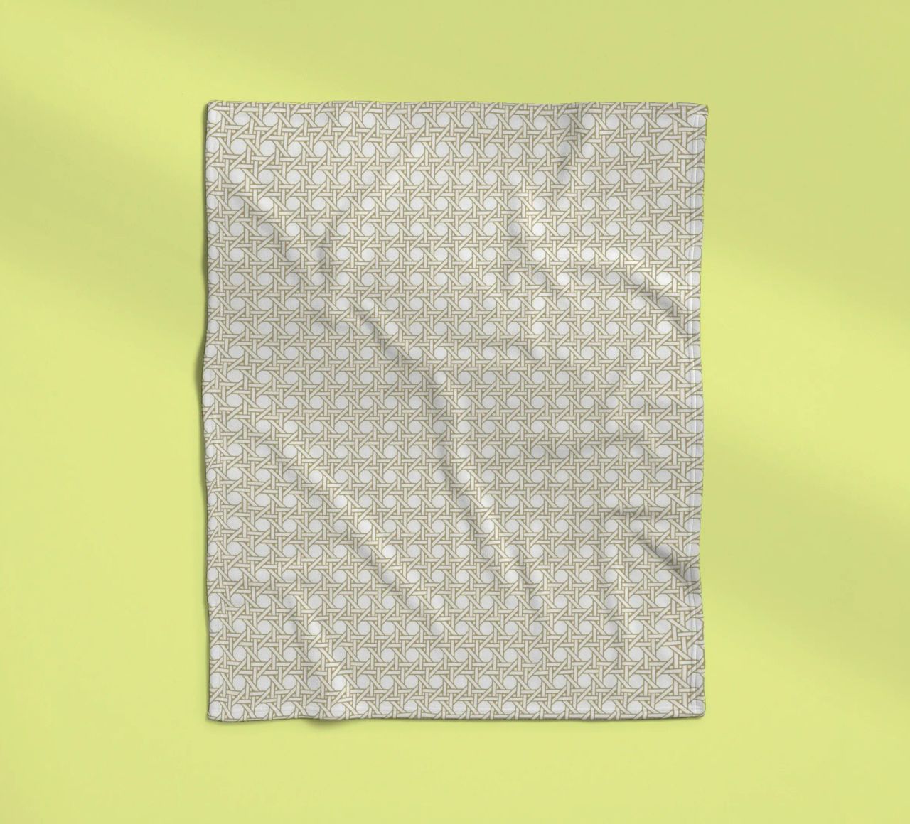 Rattan pattern coperta in pile da apoloprints