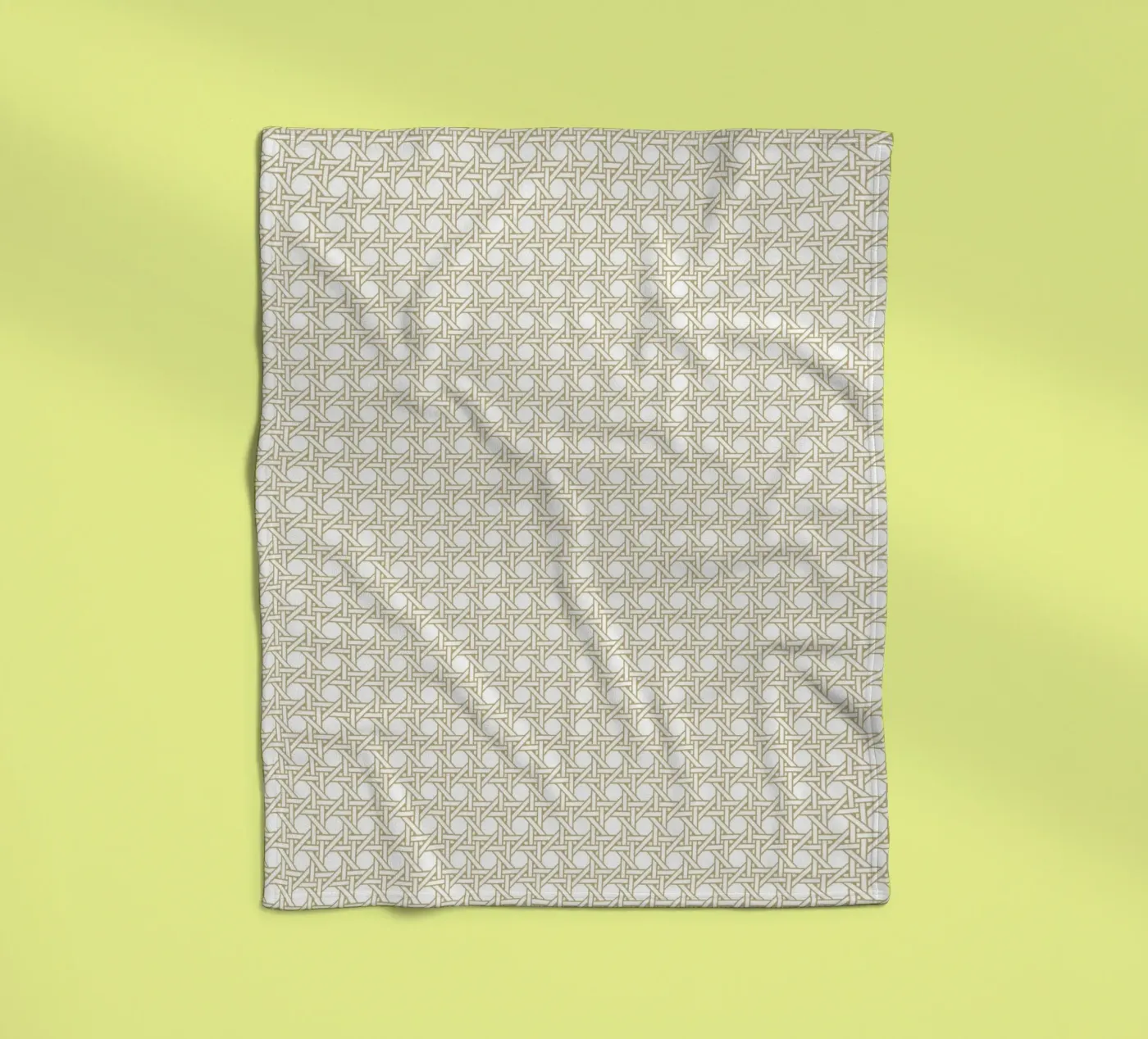 Rattan pattern coperta in pile da Apolo Prints