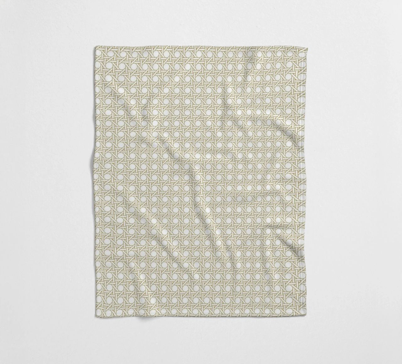 Rattan pattern coperta in pile da apoloprints