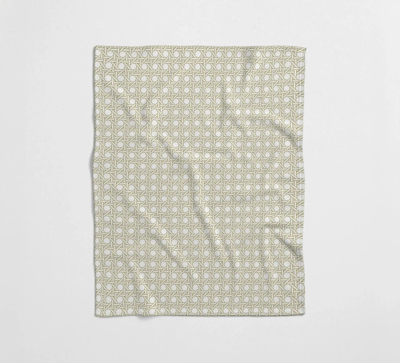 Rattan pattern coperta in pile da apoloprints