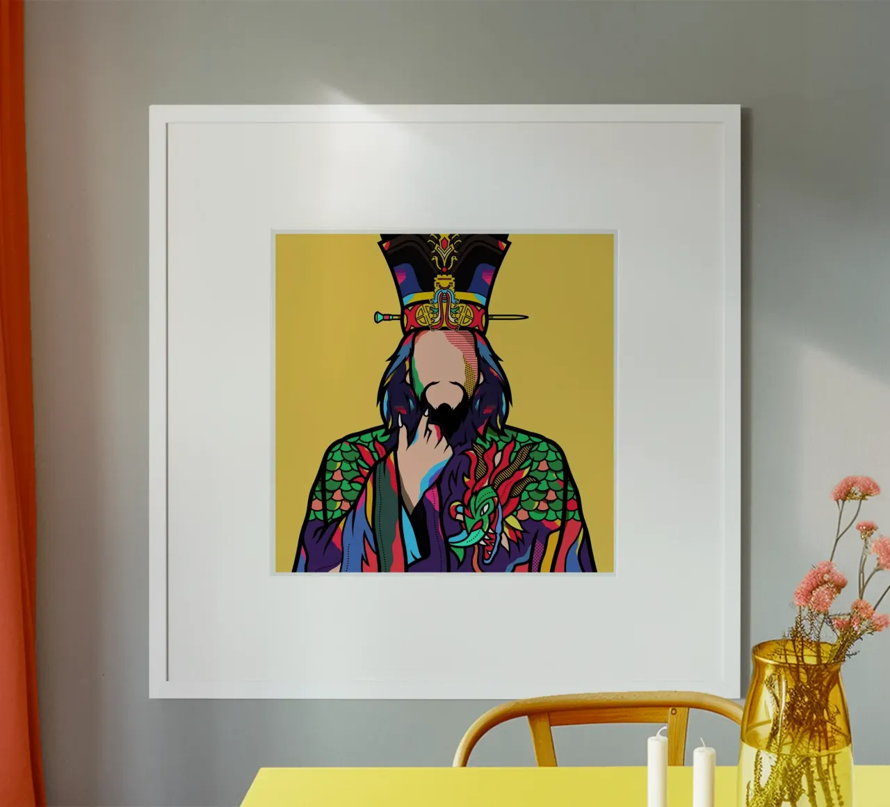 Lo-Pan poster con telaio in legno da Van Orton Design