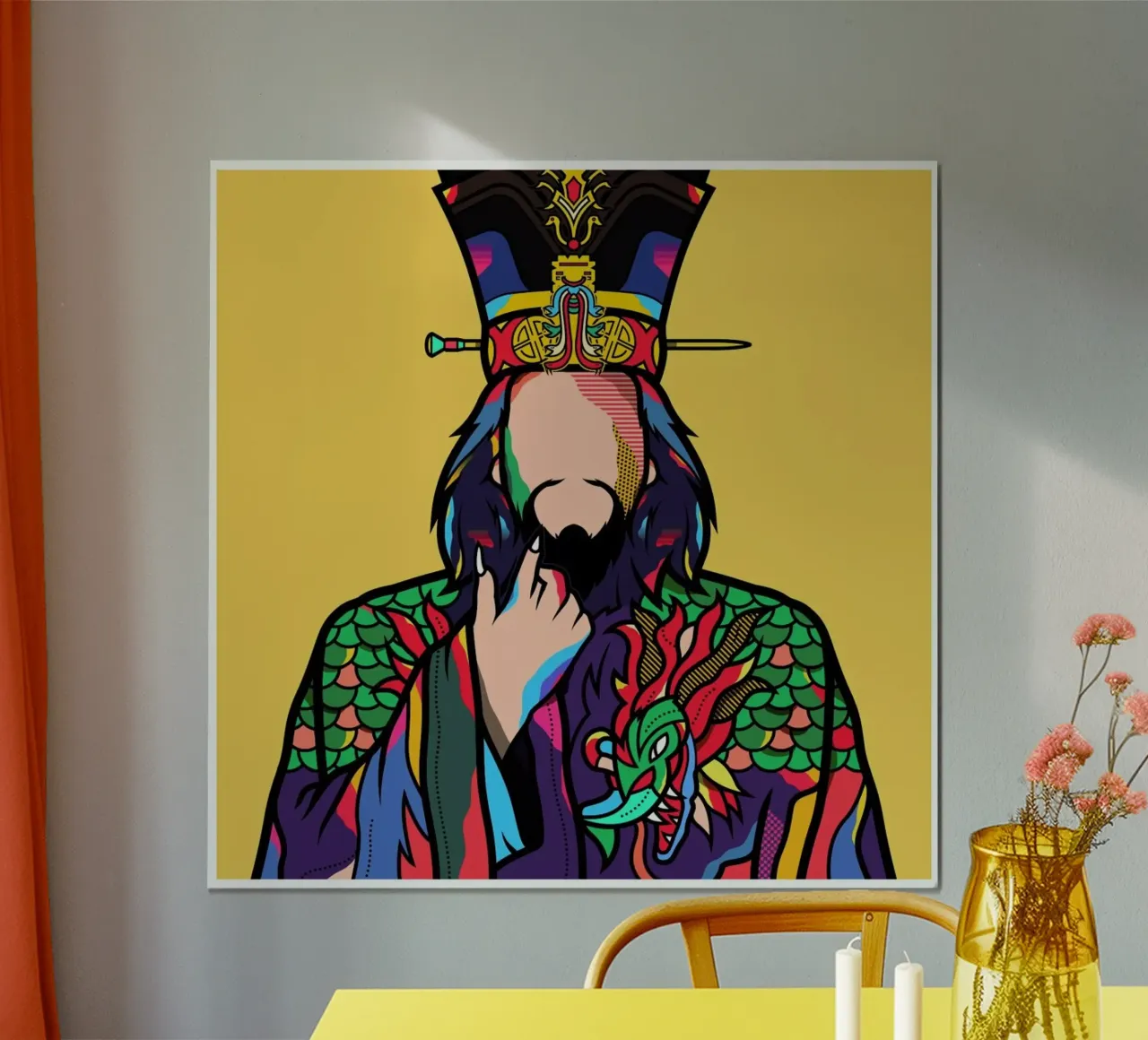 Lo-Pan poster con telaio in legno da Van Orton Design