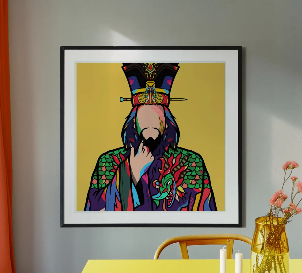 Lo-Pan poster con telaio in legno da Van Orton Design