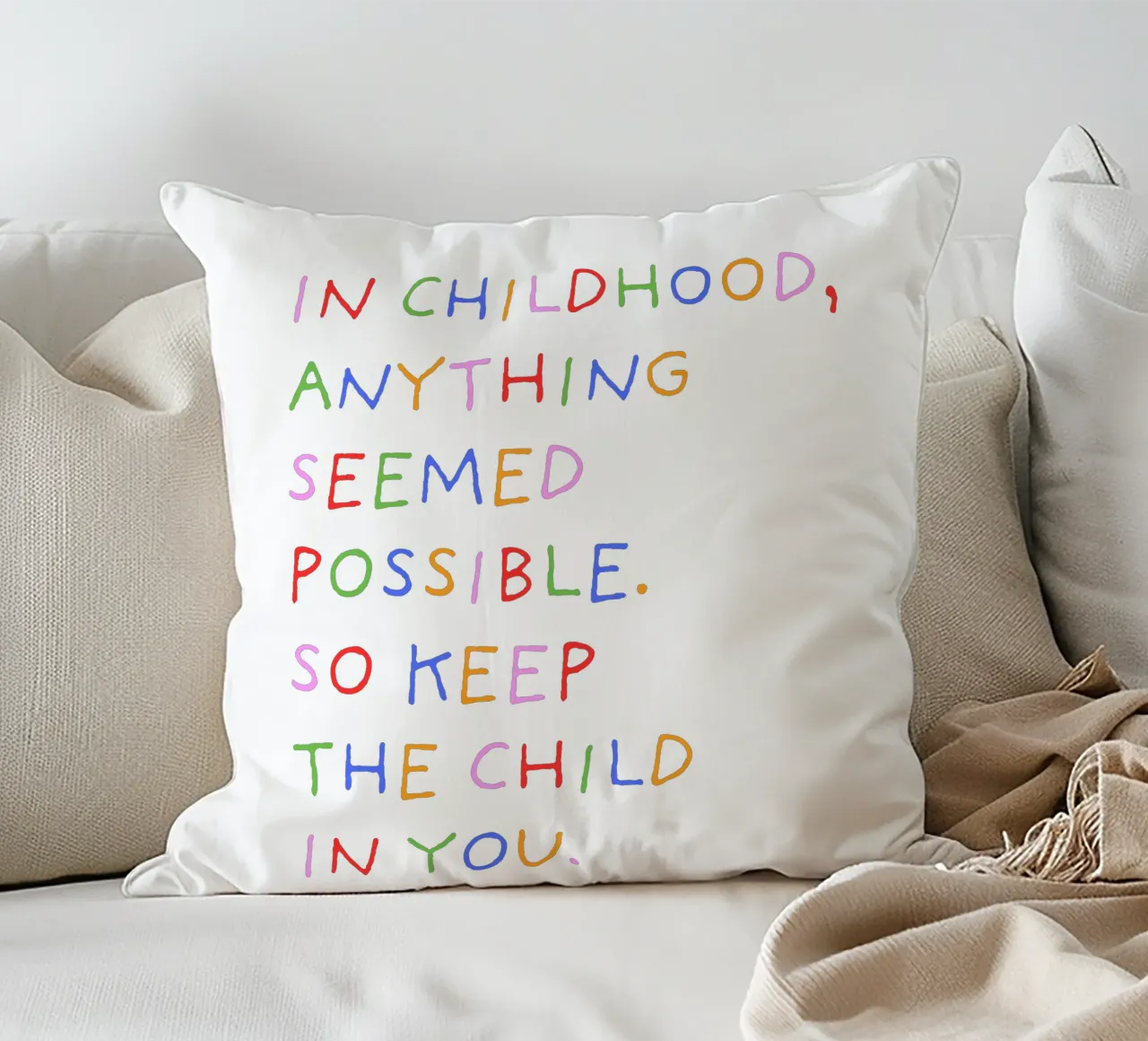 Child in you cuscino da Ohkimiko