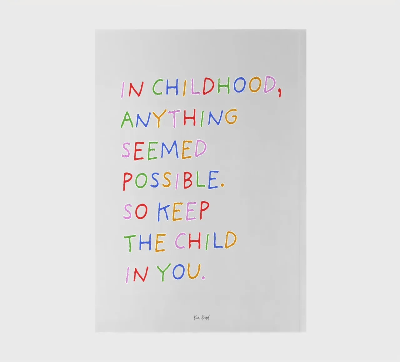 Child in you notebook by Ohkimiko