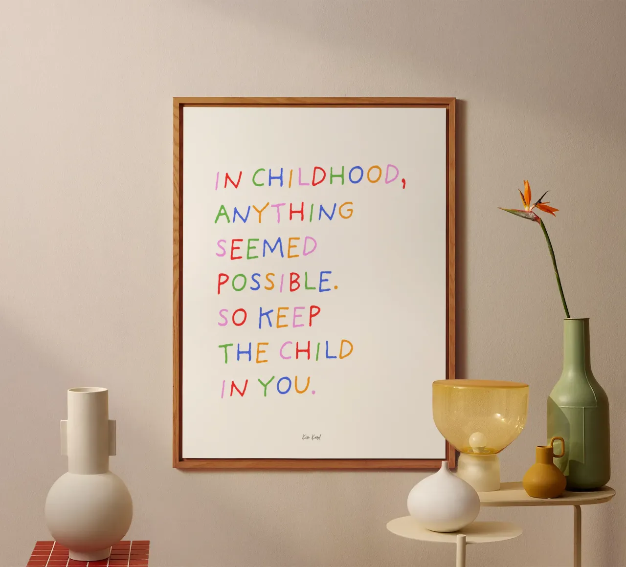 Child in you alluminio dibond da Ohkimiko