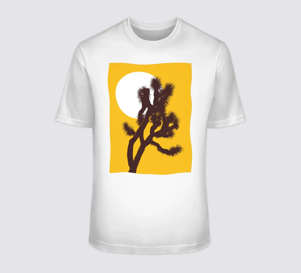 Joshua tree and the moon t-shirt da apoloprints