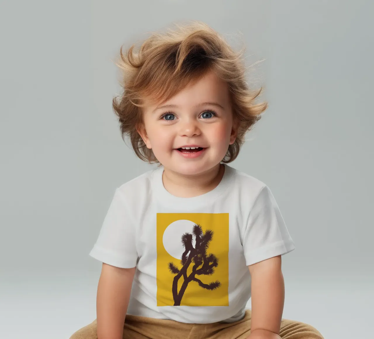 Joshua tree and the moon maglietta neonato da apoloprints