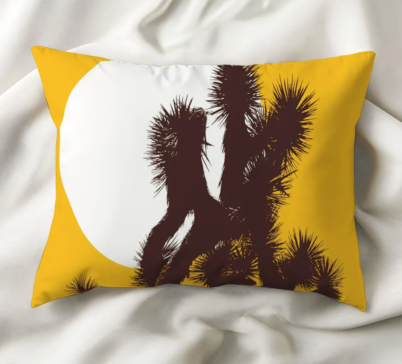 Joshua tree and the moon cuscino da apoloprints
