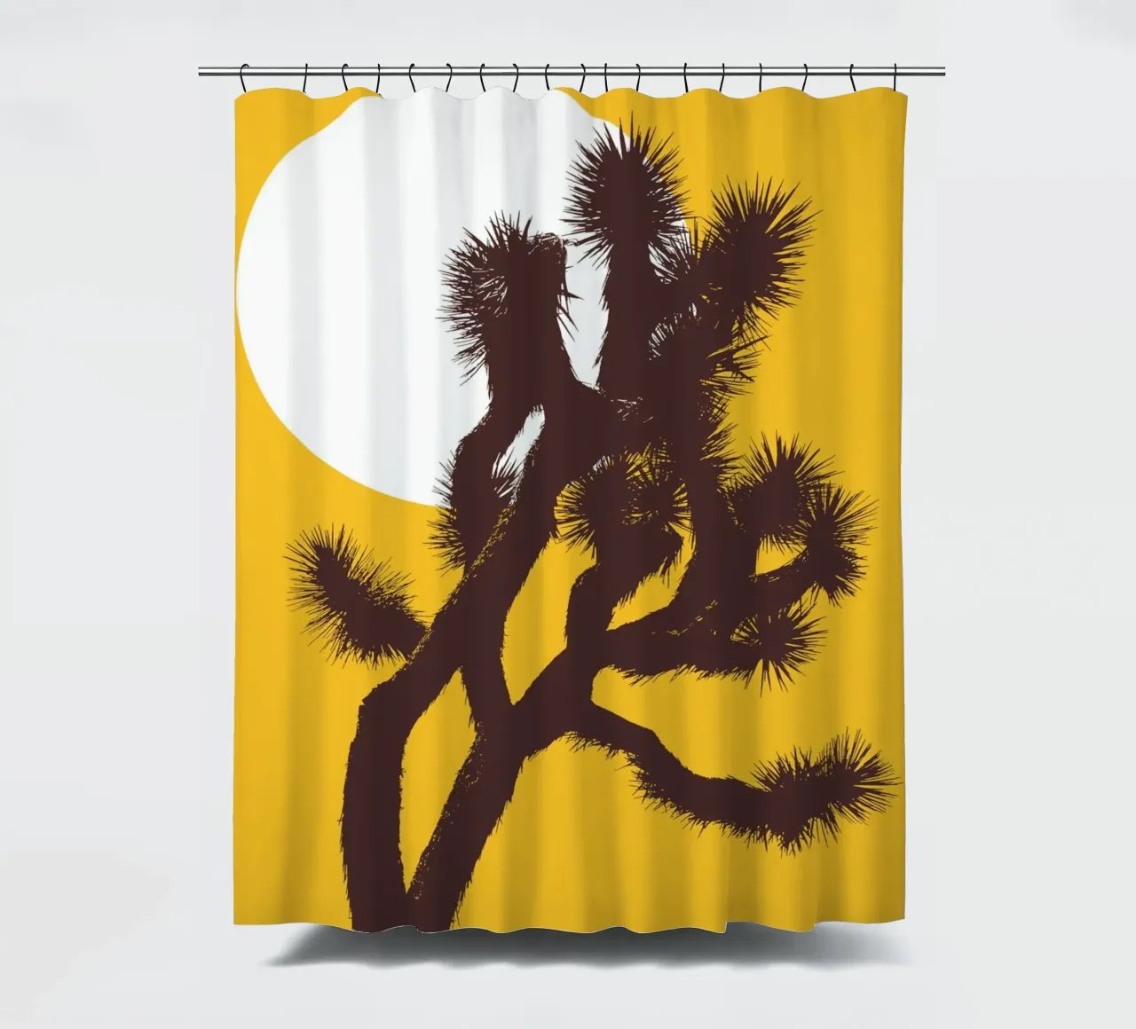 Joshua tree and the moon tenda da doccia da apoloprints