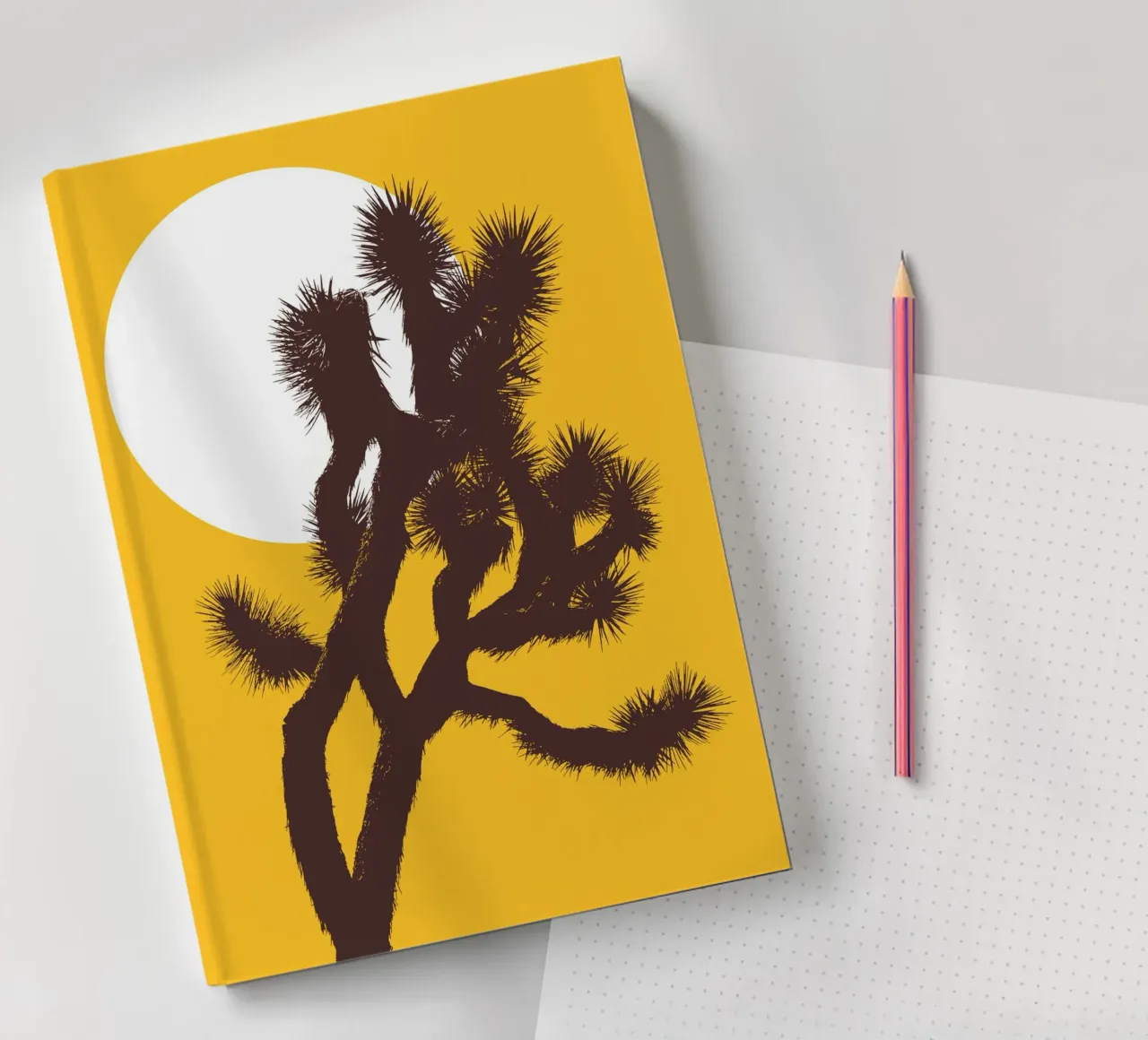 Joshua tree and the moon diario da apoloprints