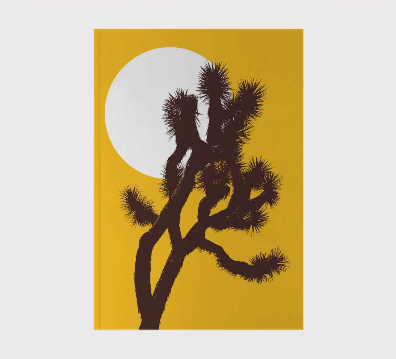 Joshua tree and the moon notebook by apoloprints