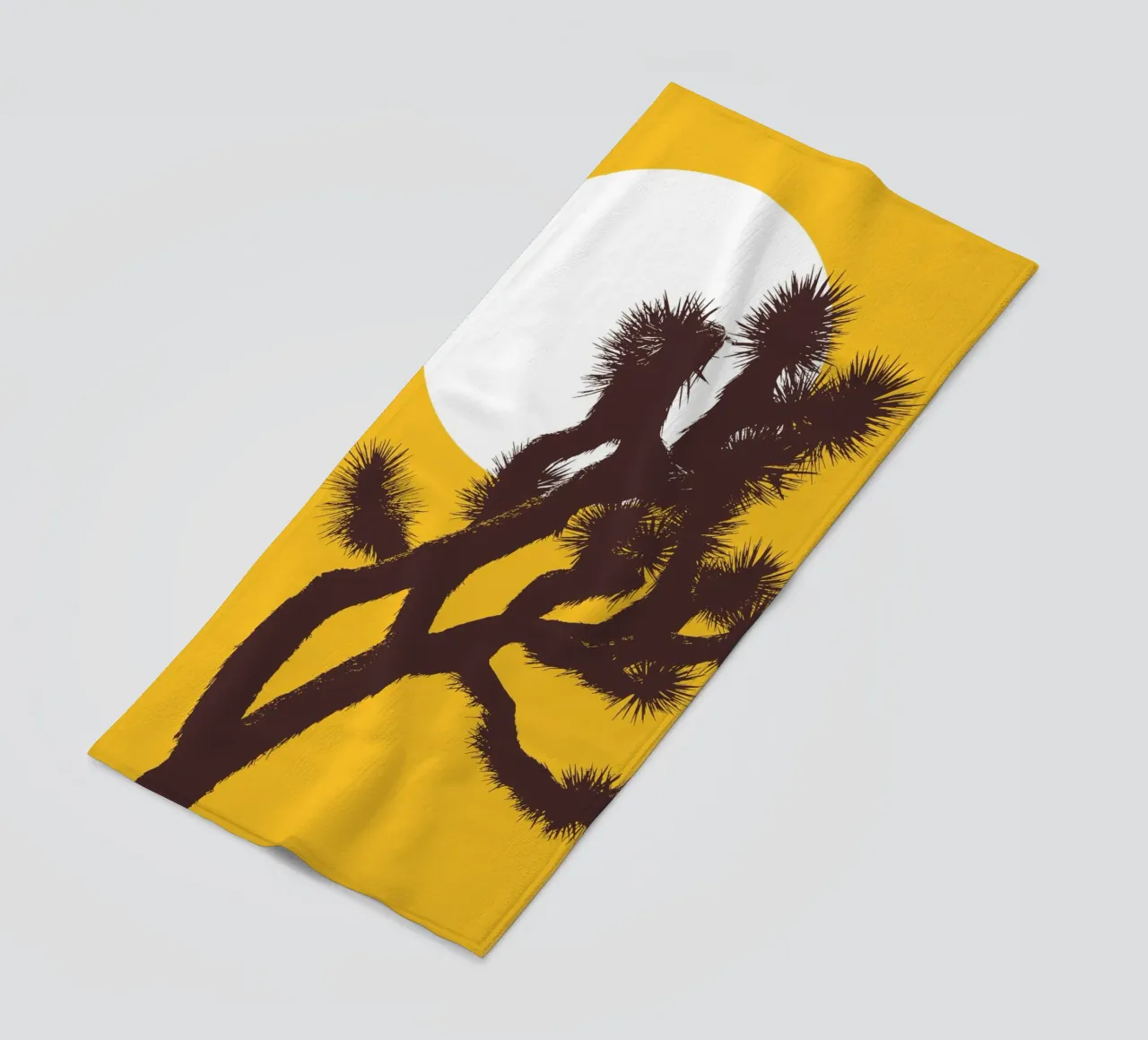 Joshua tree and the moon telo mare da apoloprints