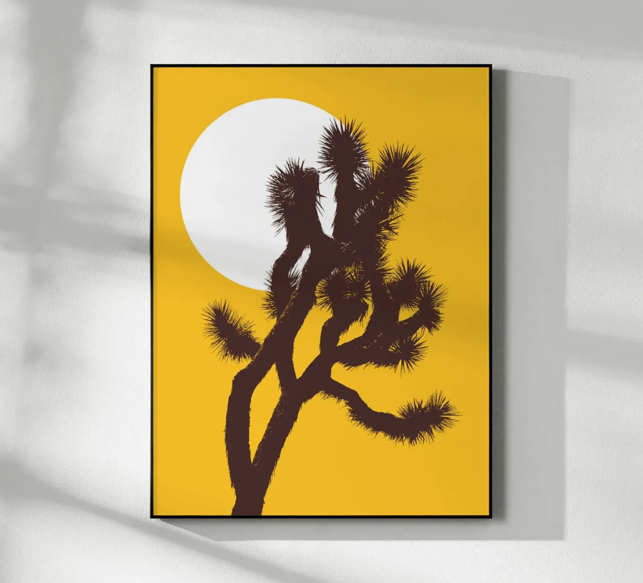Joshua tree and the moon plexiglass da apoloprints