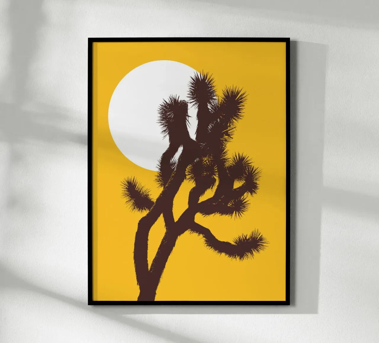 Joshua tree and the moon carta hahnemühle da apoloprints