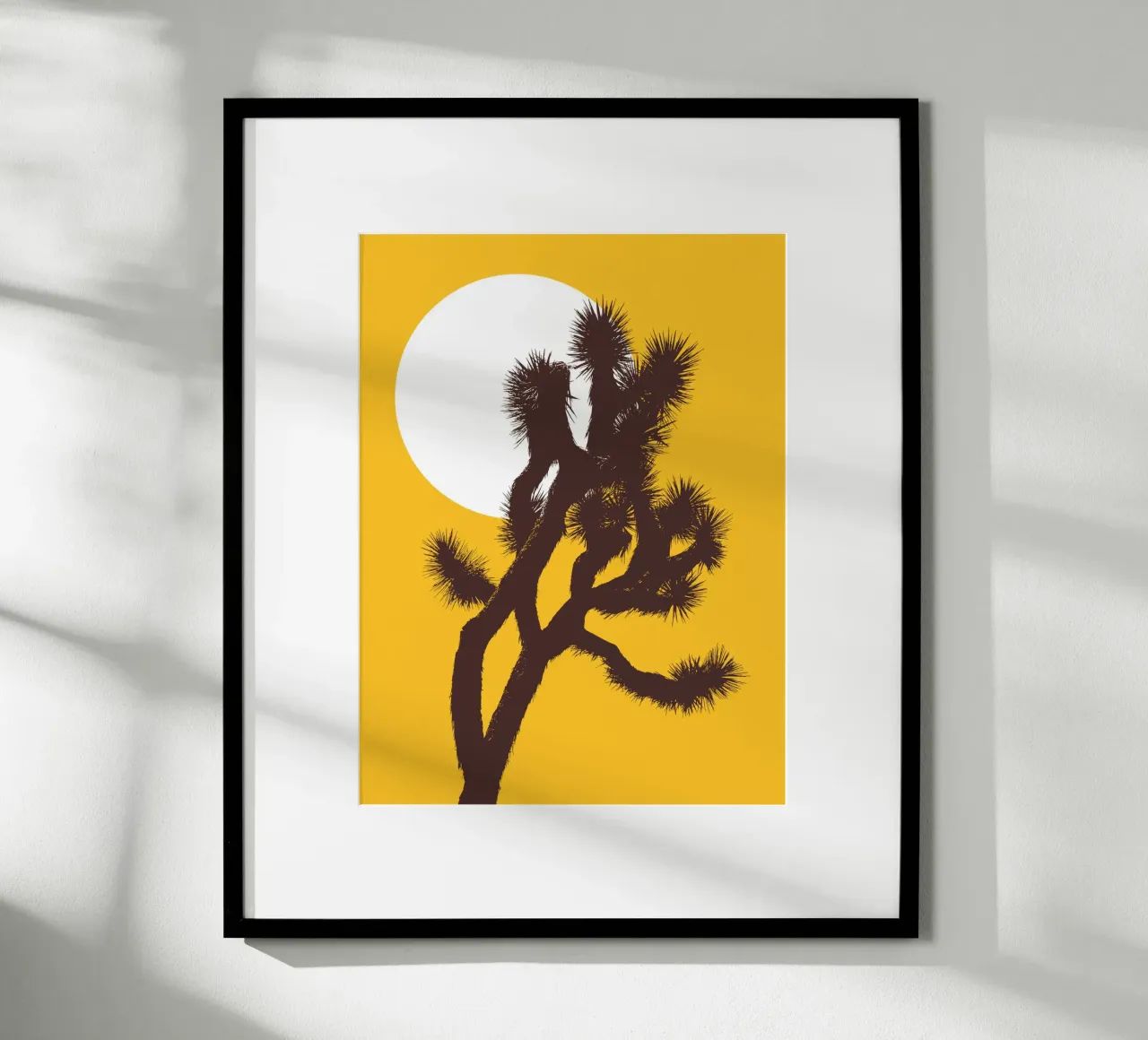 Joshua tree and the moon carta hahnemühle da apoloprints