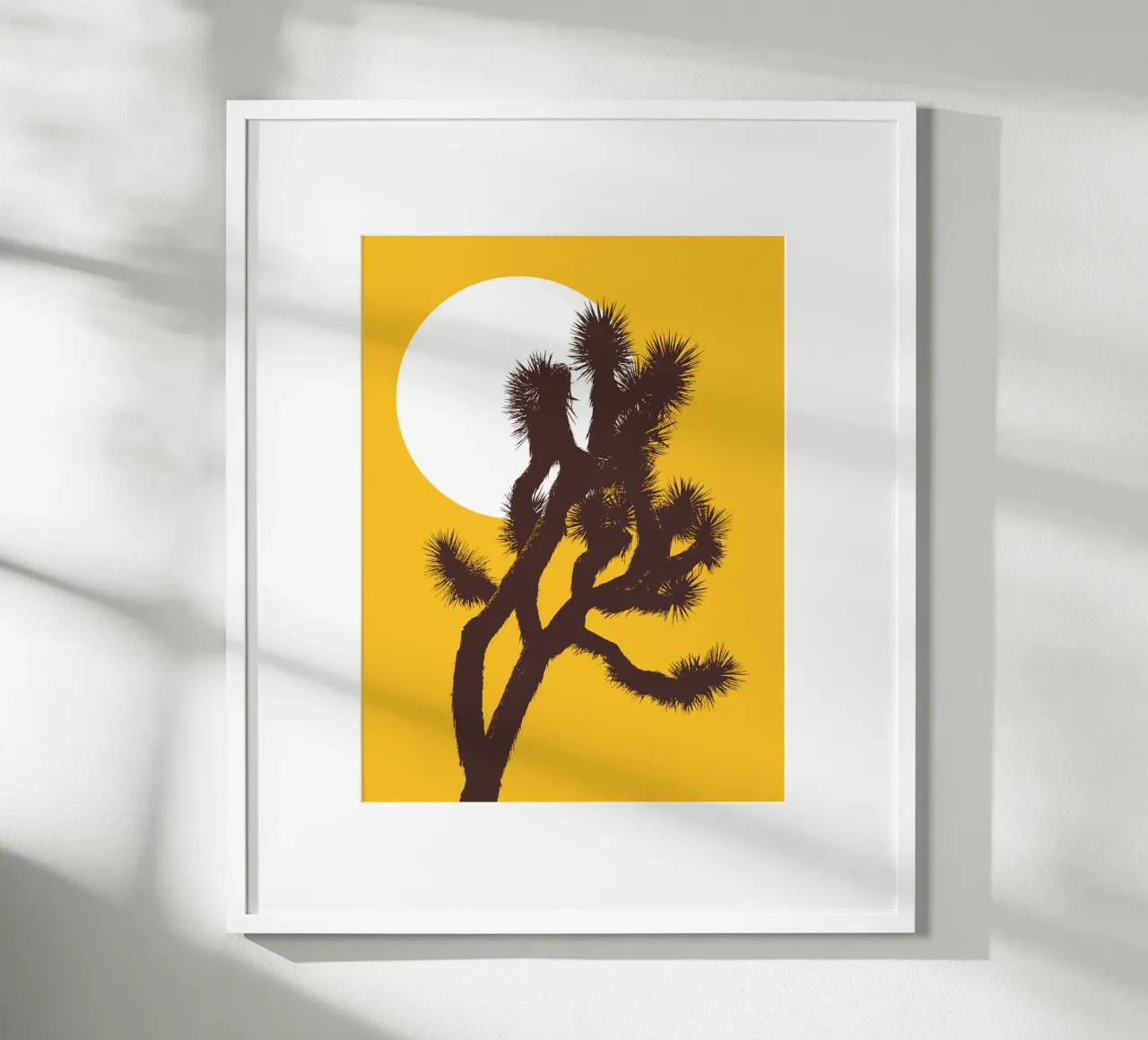 Joshua tree and the moon carta hahnemühle da apoloprints