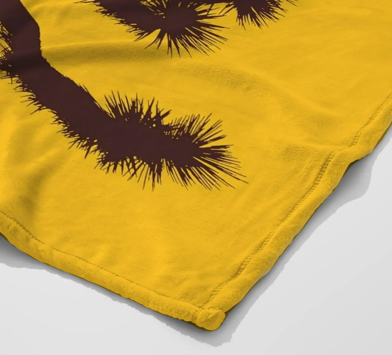 Joshua tree and the moon coperta in pile da apoloprints