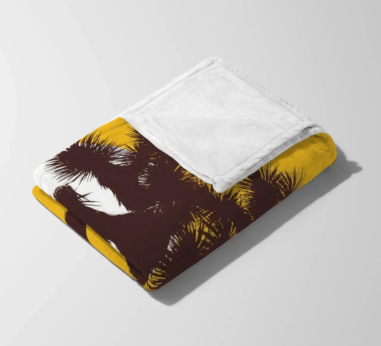 Joshua tree and the moon coperta in pile da apoloprints